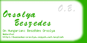 orsolya beszedes business card