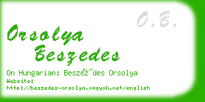 orsolya beszedes business card